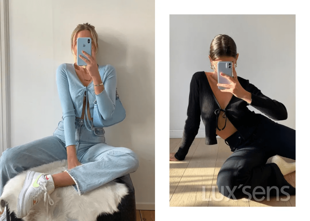 开衩 今年针织开衫这么穿，时髦炸了！