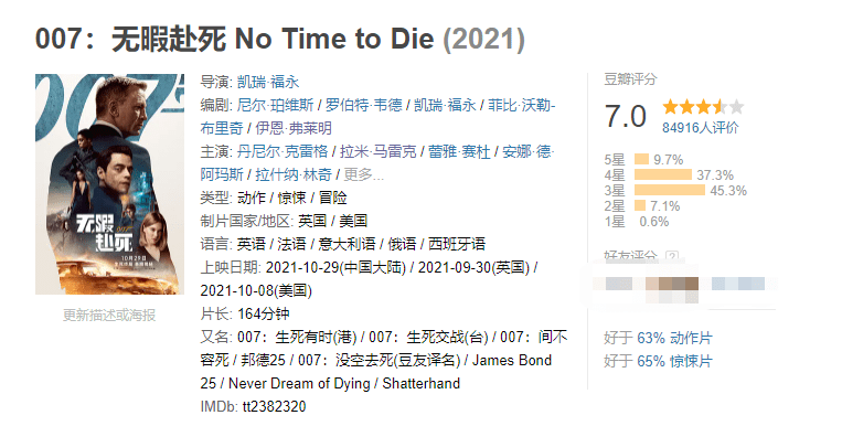 观点评论|一代007谢幕“又臭又长”…这位风行59年的知名特工，为啥在中国始终没大爆？