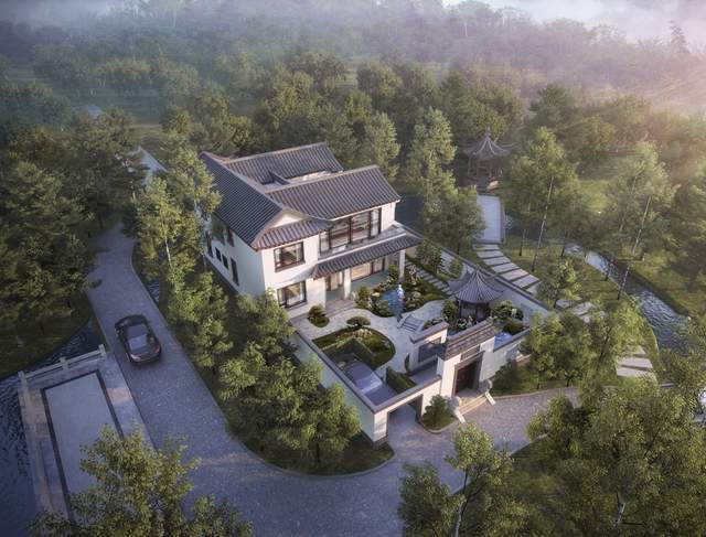 农村经典二层大别墅 带四水归堂中庭 好看又好住 传承 全网搜