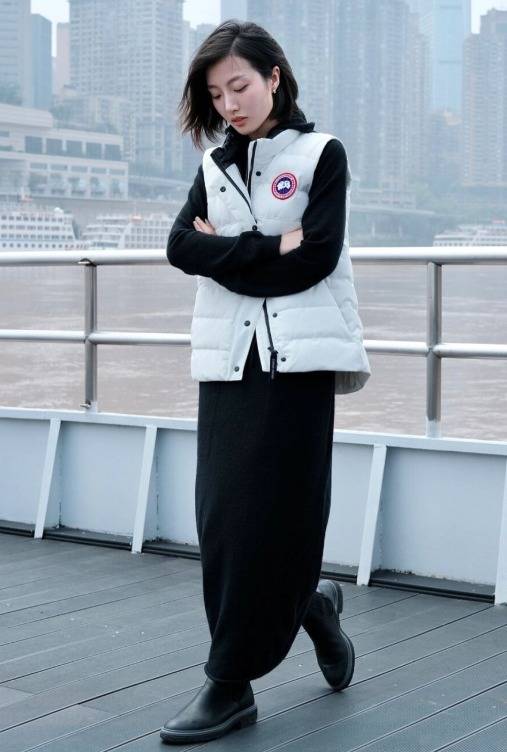 下半身 会“打扮”的女人,秋冬穿衣都选这3套羽绒服,保暖不说还时髦