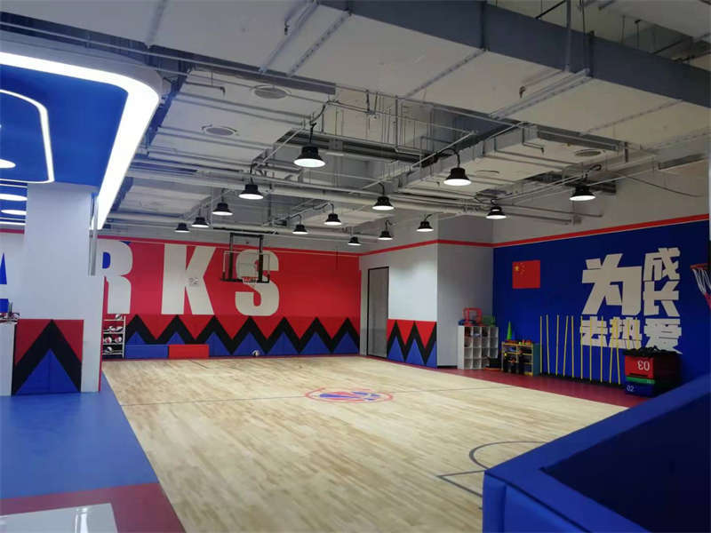 贺合肥火花篮球装修施工完毕开业大吉