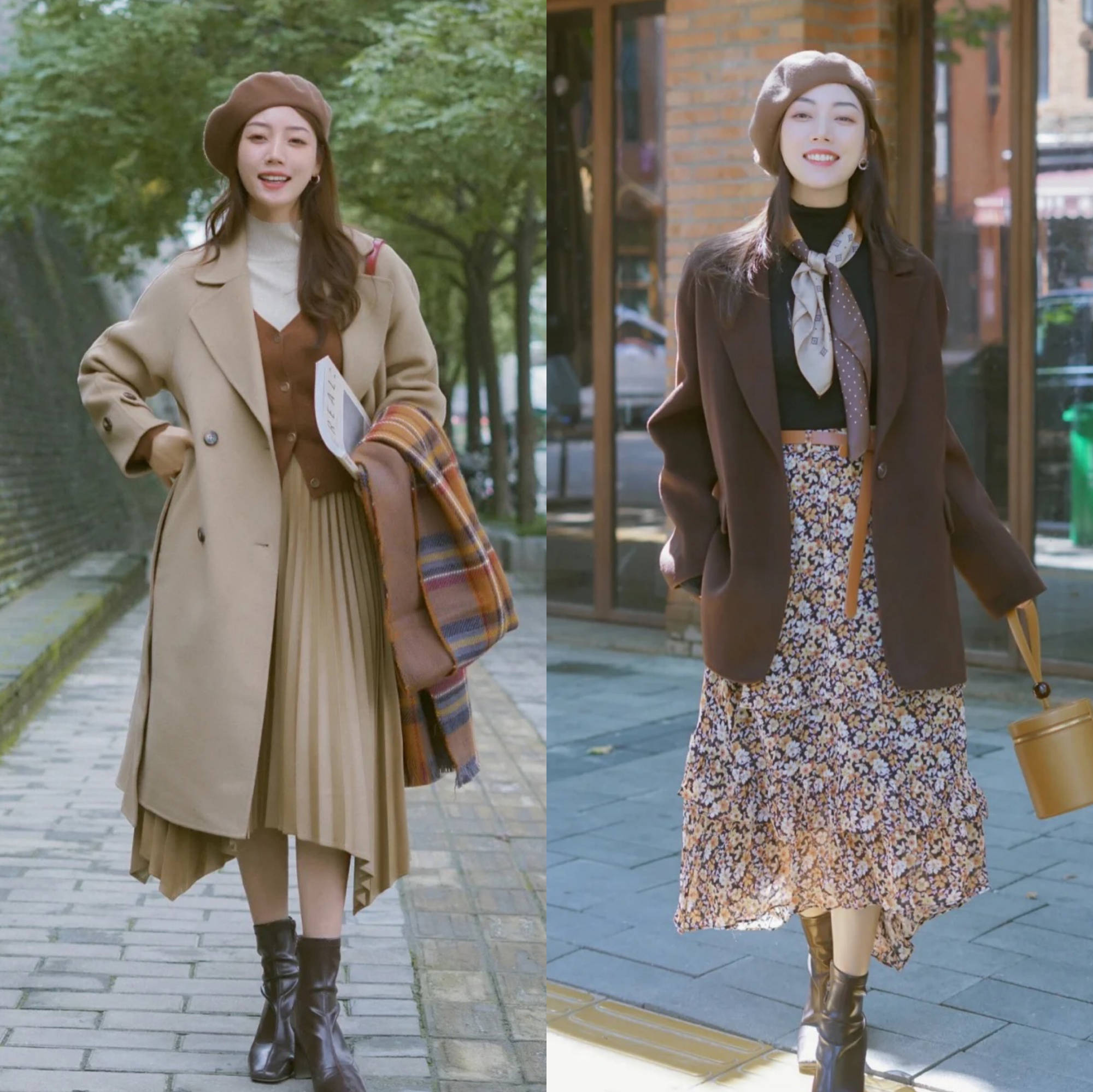 显得 穿来穿去,还是“大衣+短靴”最优雅,随心搭配时髦高级