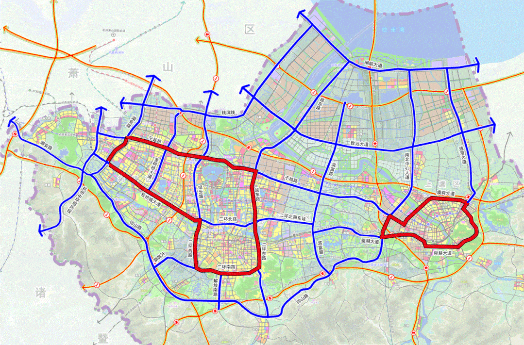 绍兴快速路二期要来了重塑城市框架你家在新一环内吗