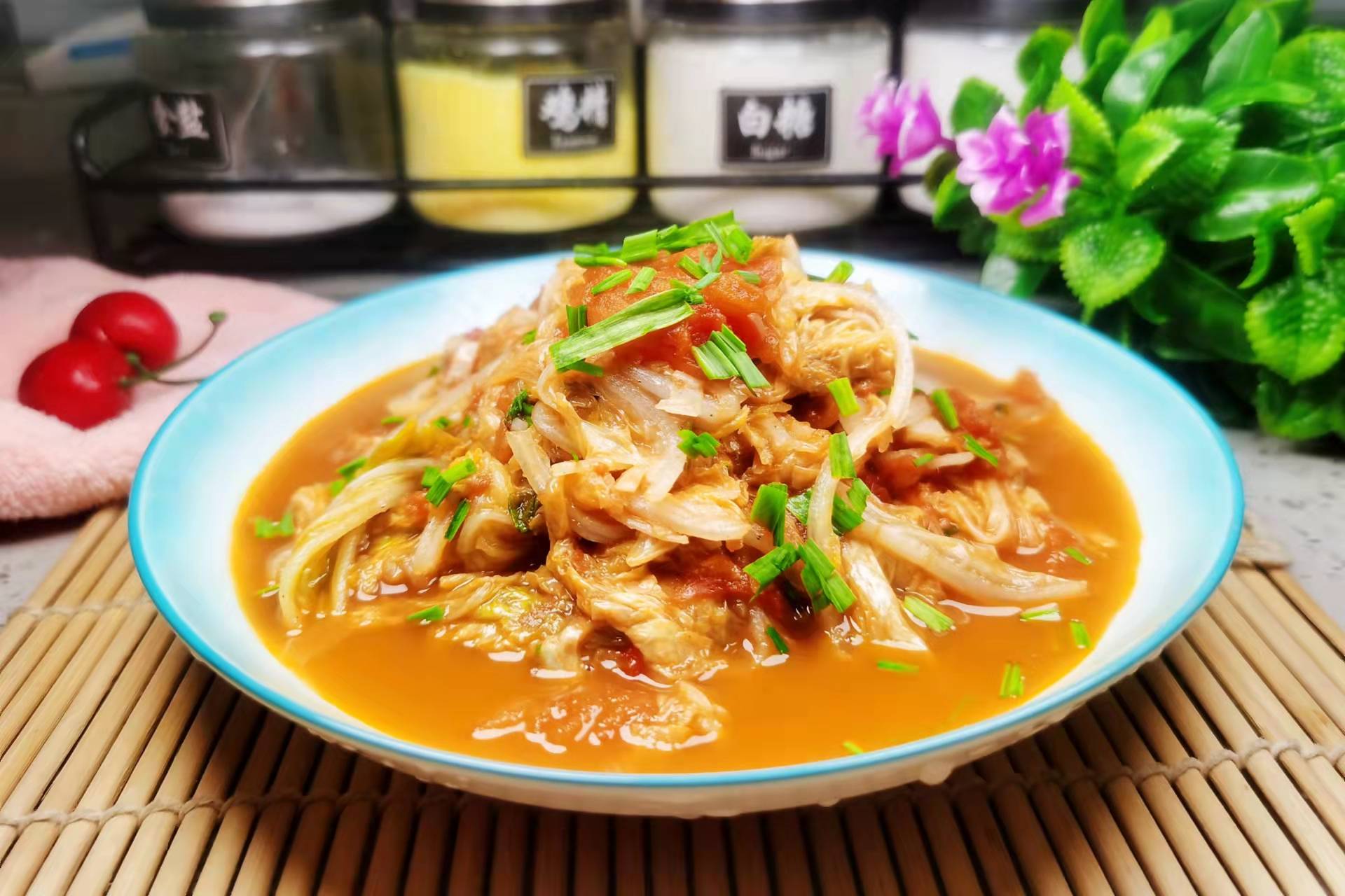 番茄炒白菜