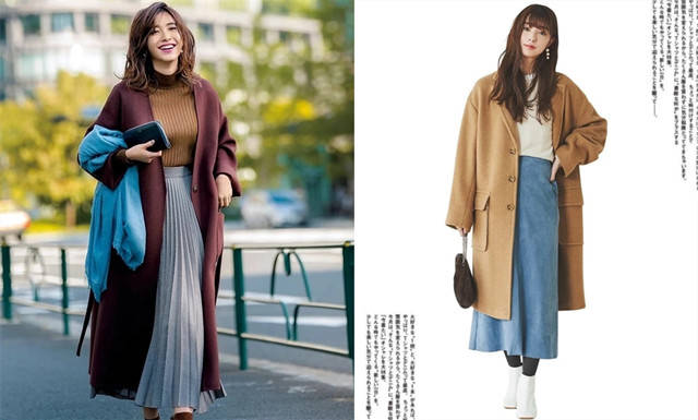右图 冬季的第一件切尔西大衣，要穿搭带来温暖感的棕色，沉稳而时髦