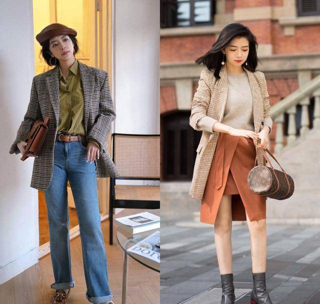 美得 秋季“西服”怎么搭时髦？这4种思路可通勤可优雅，美得落落大方