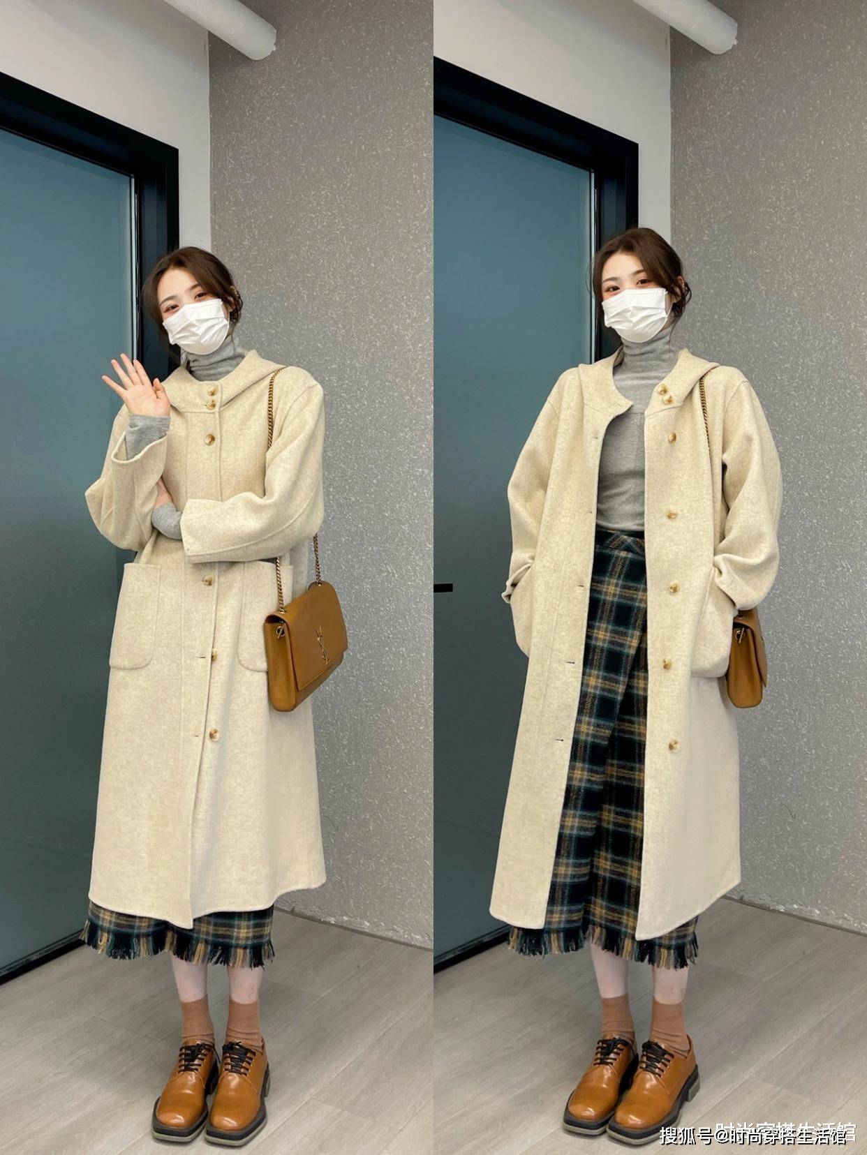 身材 穿大衣不一定要配打底裤，这几种穿法时髦减龄，遇见更美的自己