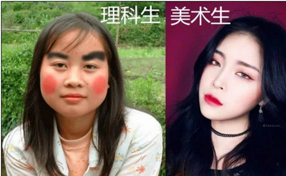 两个女生同样是上大学，美术生VS理科生，理科生：现在转科来得及吗