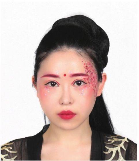 亮片谁家锦鲤误入池塘，锦鲤姬妆发图解