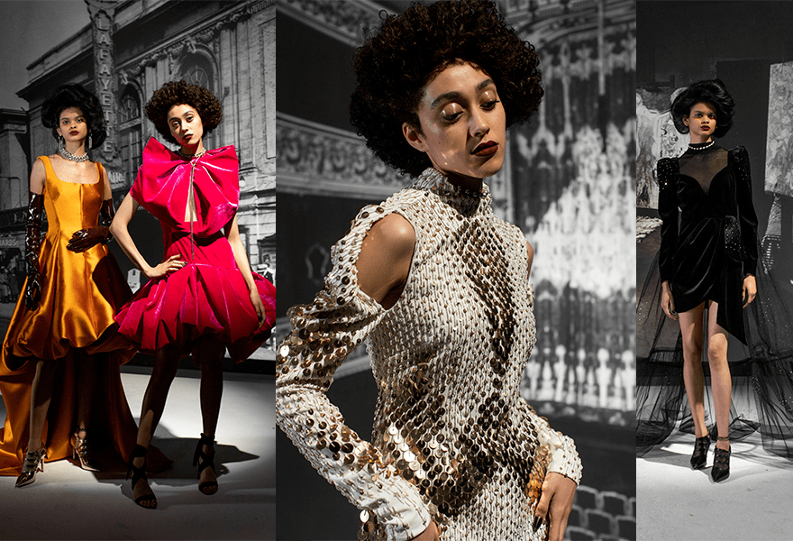 服装 Bibhu Mohapatra 2021秋冬，自由且轻盈，紫红色的浪漫与故事