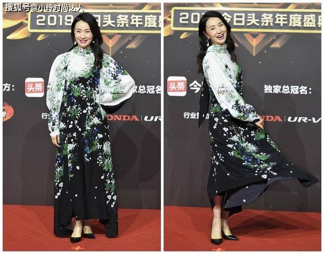 罗意威 陶虹终于高调一回，工装连体裤配油头知性优雅，尽显大气御姐范