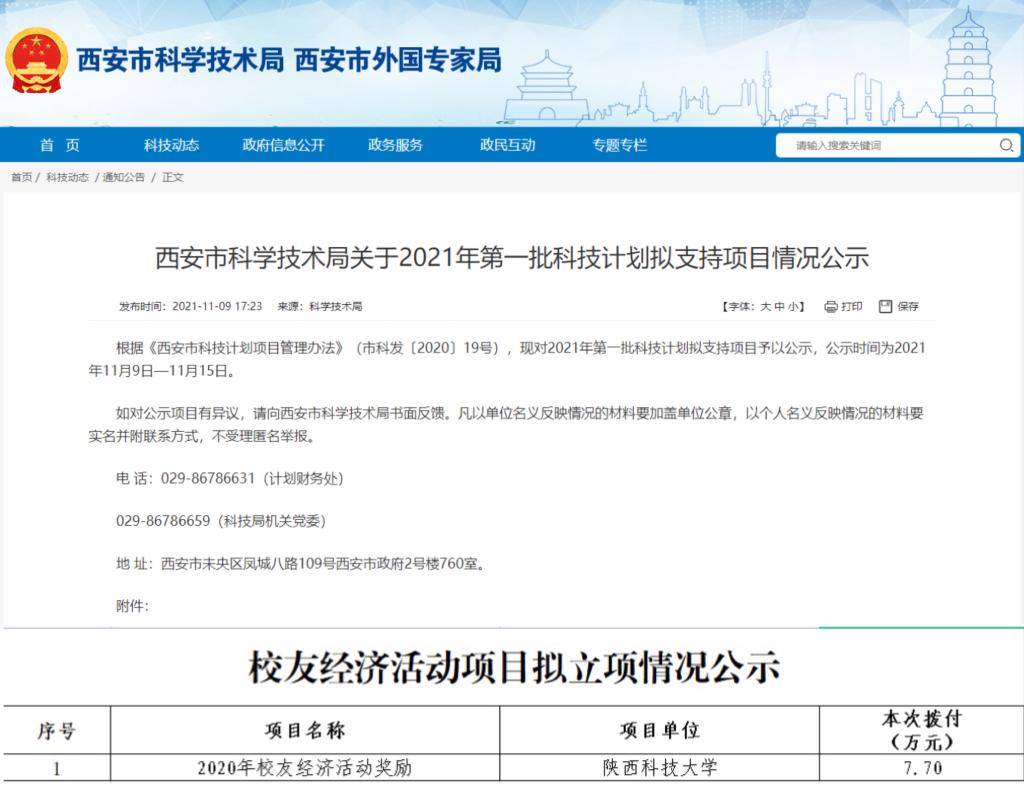 交流|陕西科技大学首次获批西安市校友经济活动奖励项目