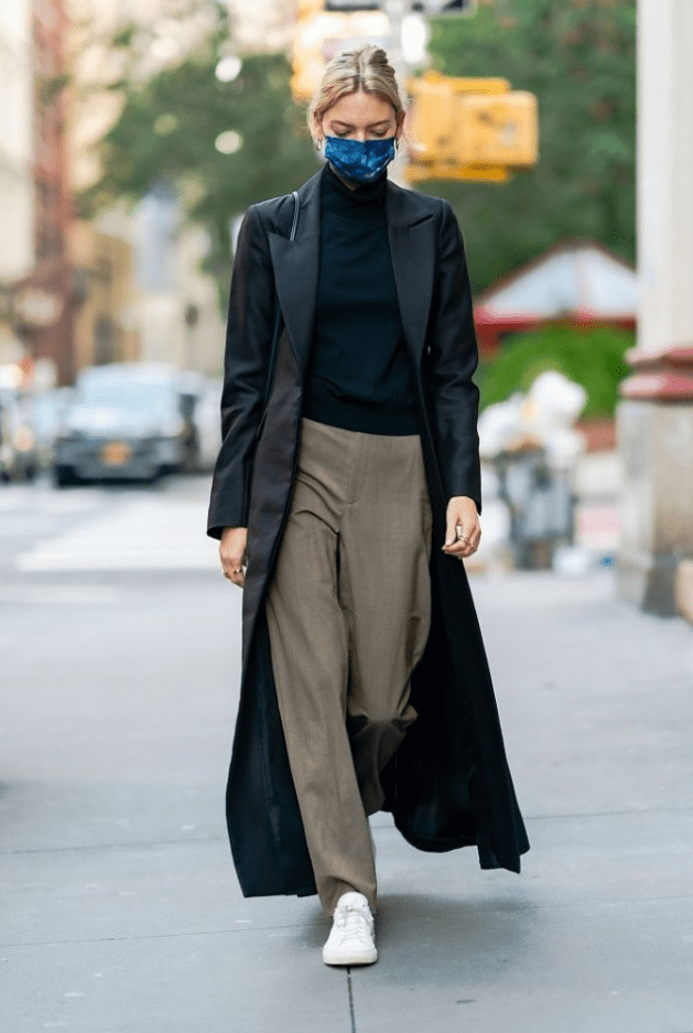 黑色 穿来穿去，还是极简风“黑色大衣”最时髦，百搭不踩雷还好看