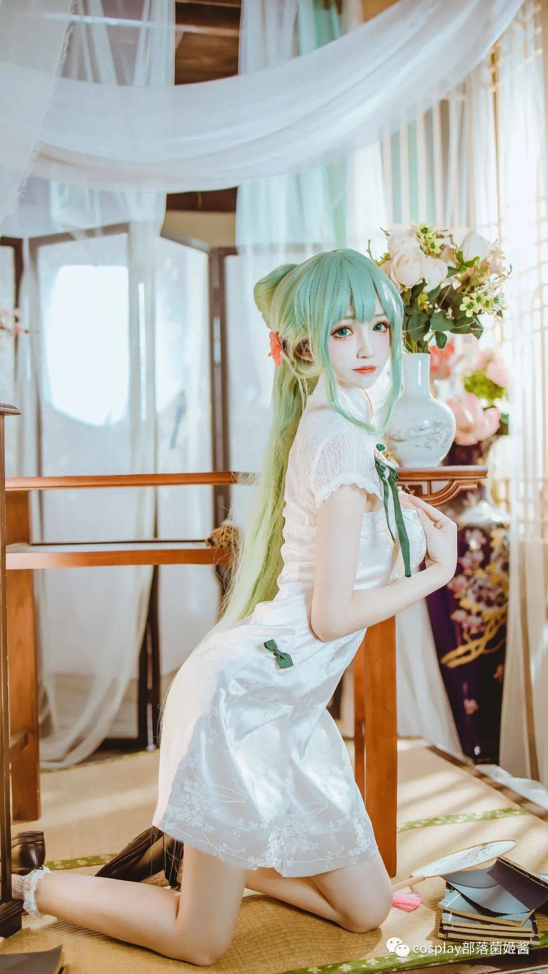 cos:初音韶华旗袍cos正片@衣衣