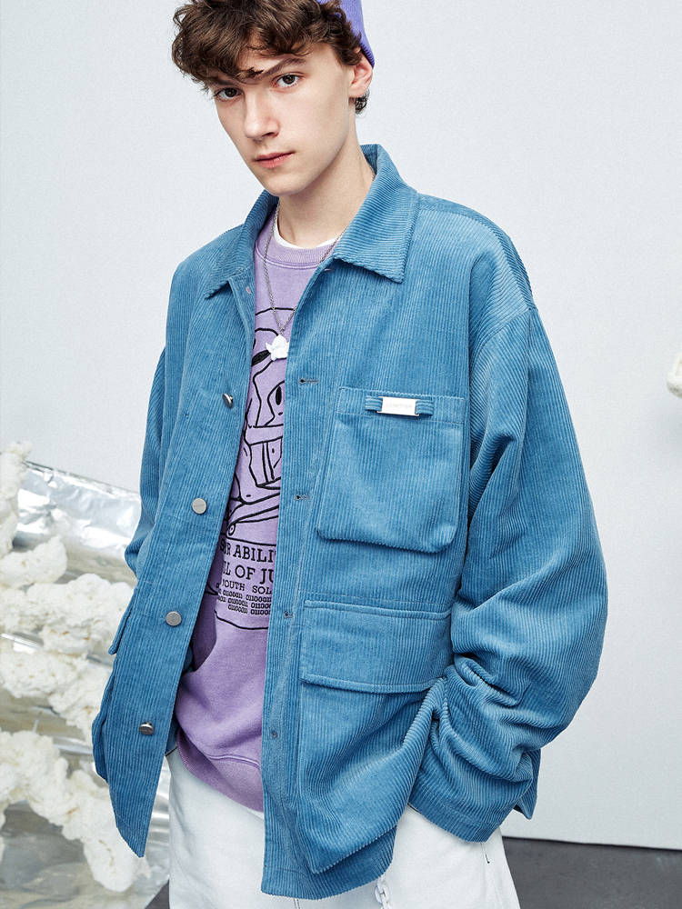 颜色 灯芯绒，一种复古轮回的时尚icon