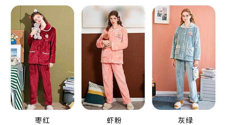 法兰绒 冬季喜欢“冬眠”的小伙伴，睡衣可以随意，但绝不能随便
