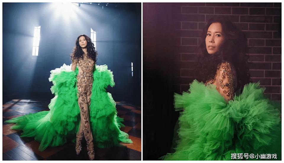 莫猫|51岁莫文蔚辣翻！「透肤镶钻宝石衣」狂秀性感S曲线