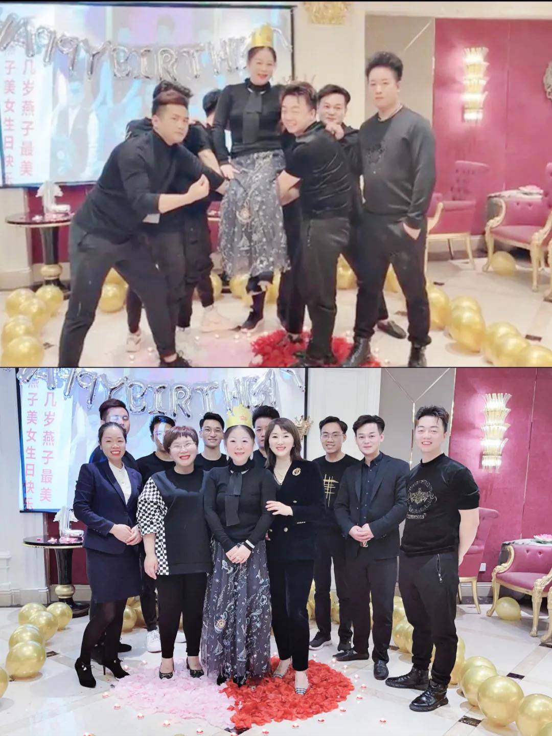 敬日王氏美业为VIP客户举办生日会，副董事长丛敬日神秘空降！