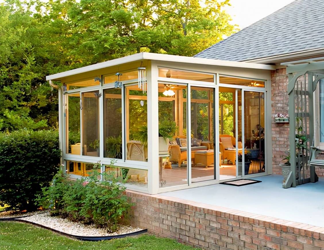 30款花园阳光房做法案例 打造冬天花园里最温暖舒适的地方 粉紫色