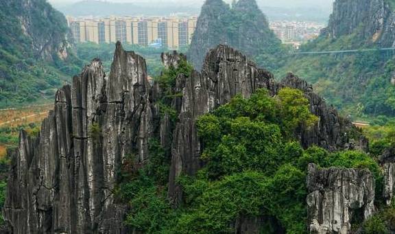 广东竟有石林，六峰环绕似莲花仙境，吸引20余剧组来取景