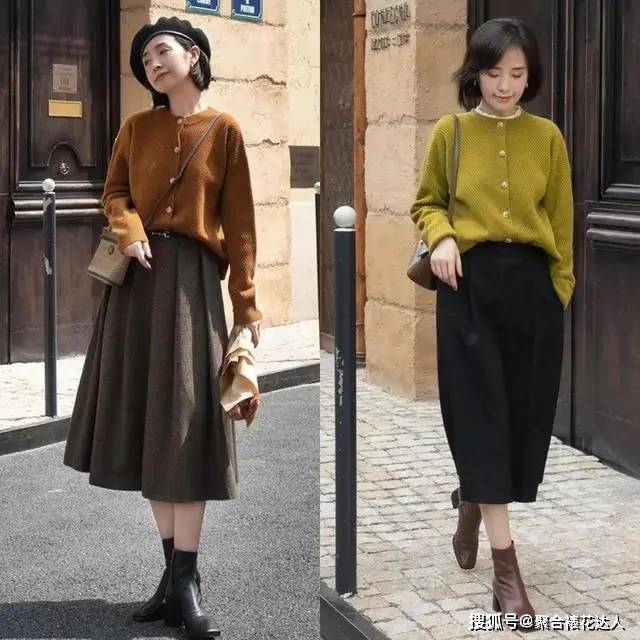 身材 冬日不知道该怎么穿?穿“毛衣+半身裙”，让你轻松秀出女人味