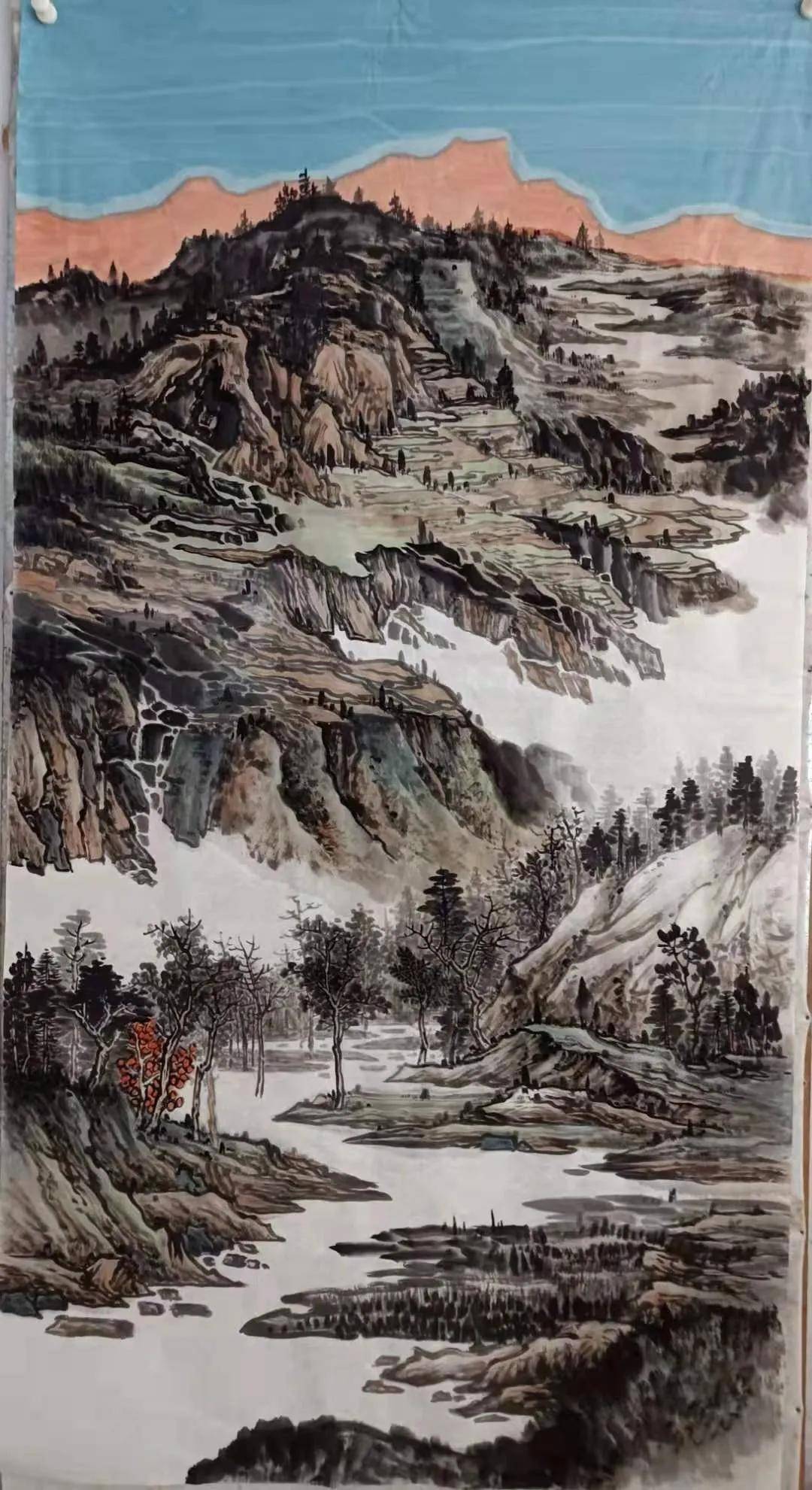又又又一展讯 | 别具一格——赵丰国走进青州,山水作品展_甘竹