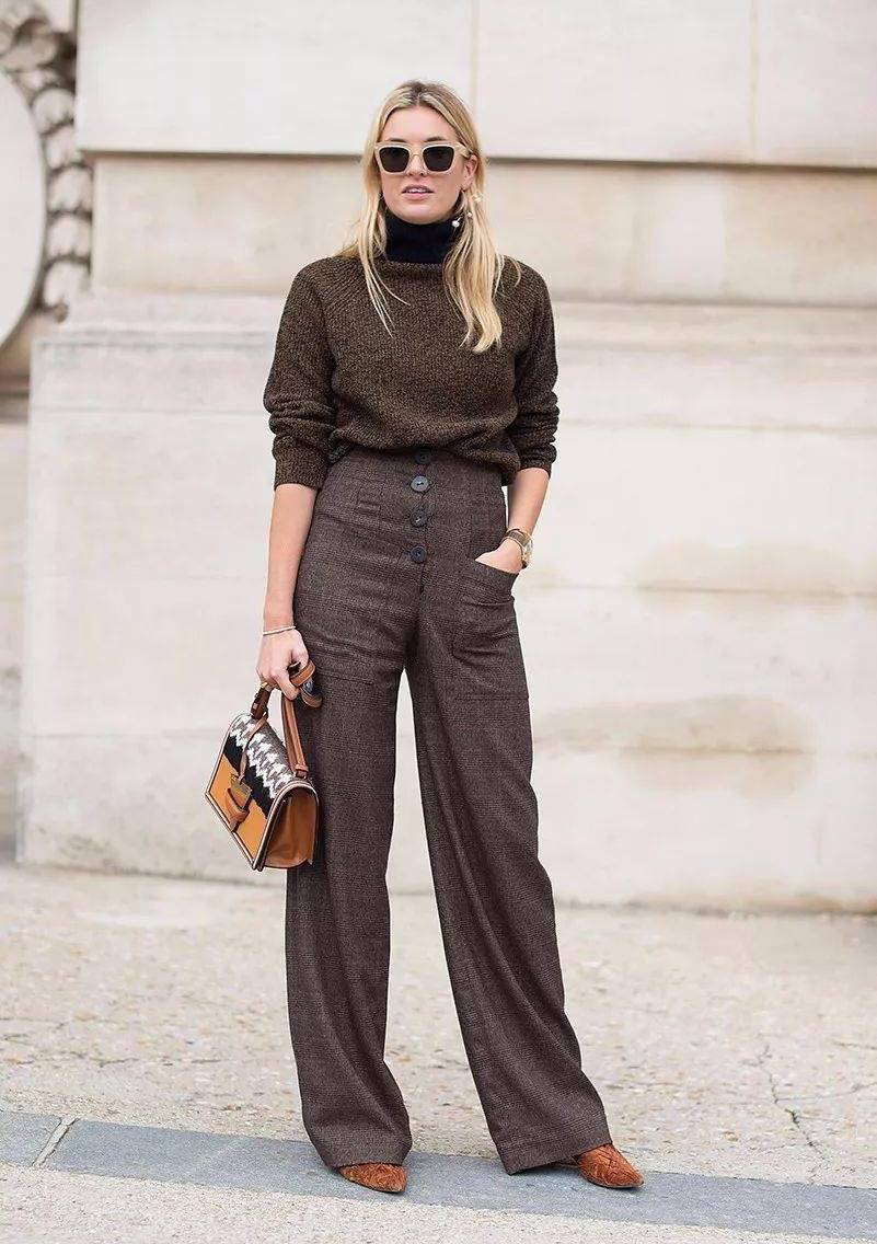 毛衣 放弃"毛衣+小脚裤"的俗气穿法吧!试试这些温柔气质的毛衣穿搭