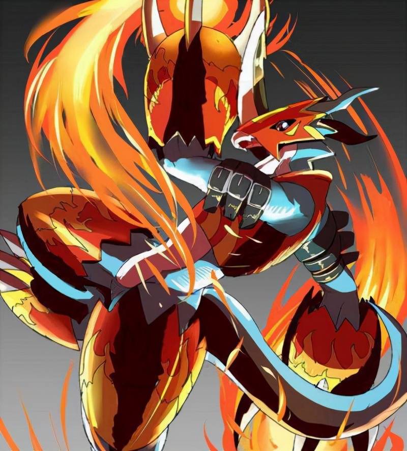 原创小狗兽的特别进化,在勇气装甲的加持下,能进化为四圣兽