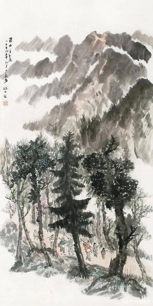 長安畫派奠基人,現代著名國畫大師趙望雲-書畫星河-謝先瑩著