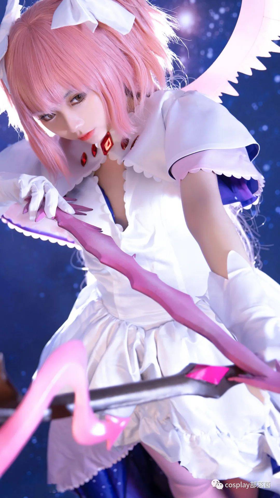 cos魔法少女小圆鹿目圆香圆环之理cos正片g44不会受伤