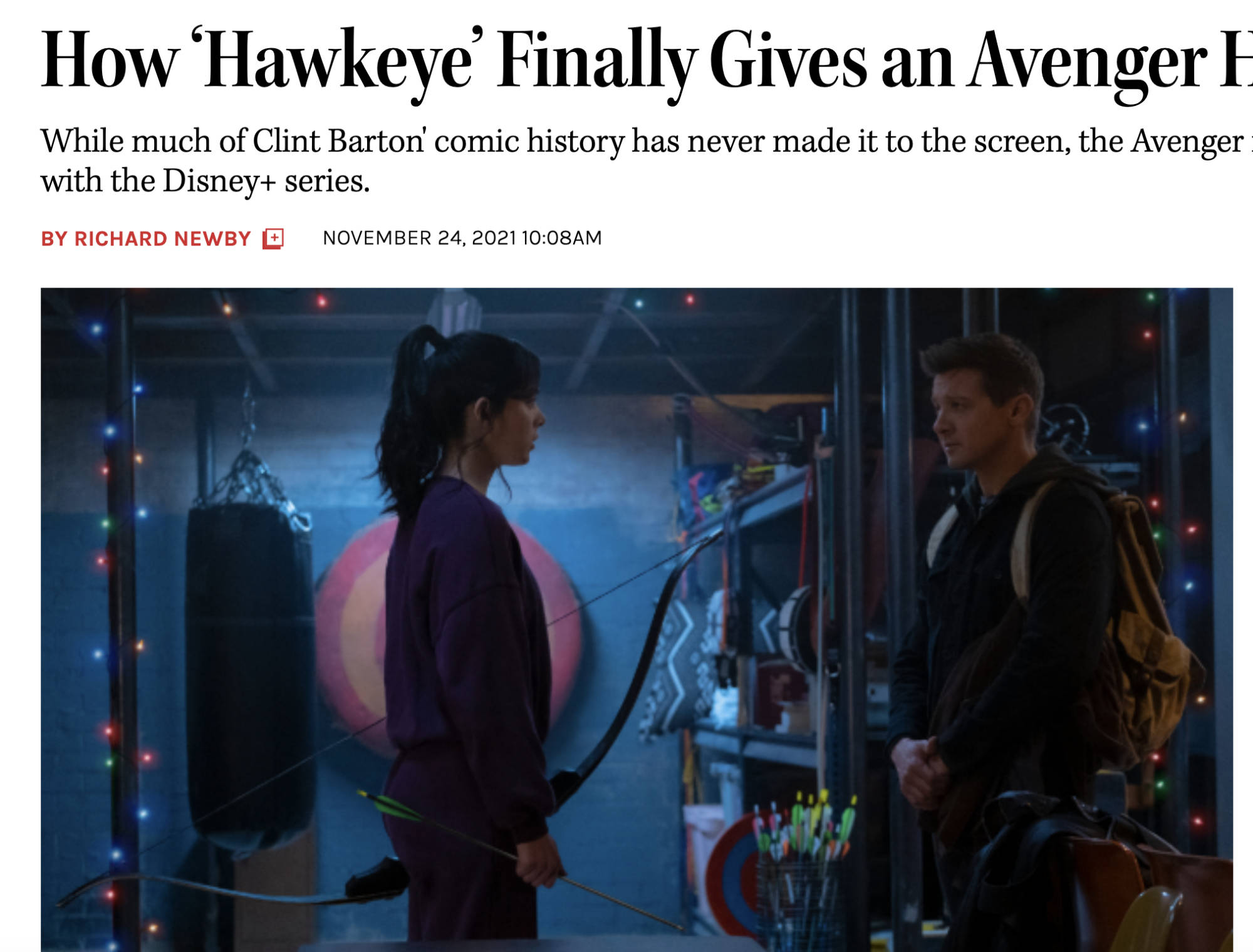 角色|韦登认为，《弓侠》有机会变成《鹰眼》的对应作品，DC的计划周密