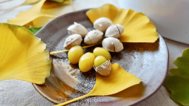 保姆级白果菜谱,再也不要说不会做盐焗白果了!_银杏树_微波_时候