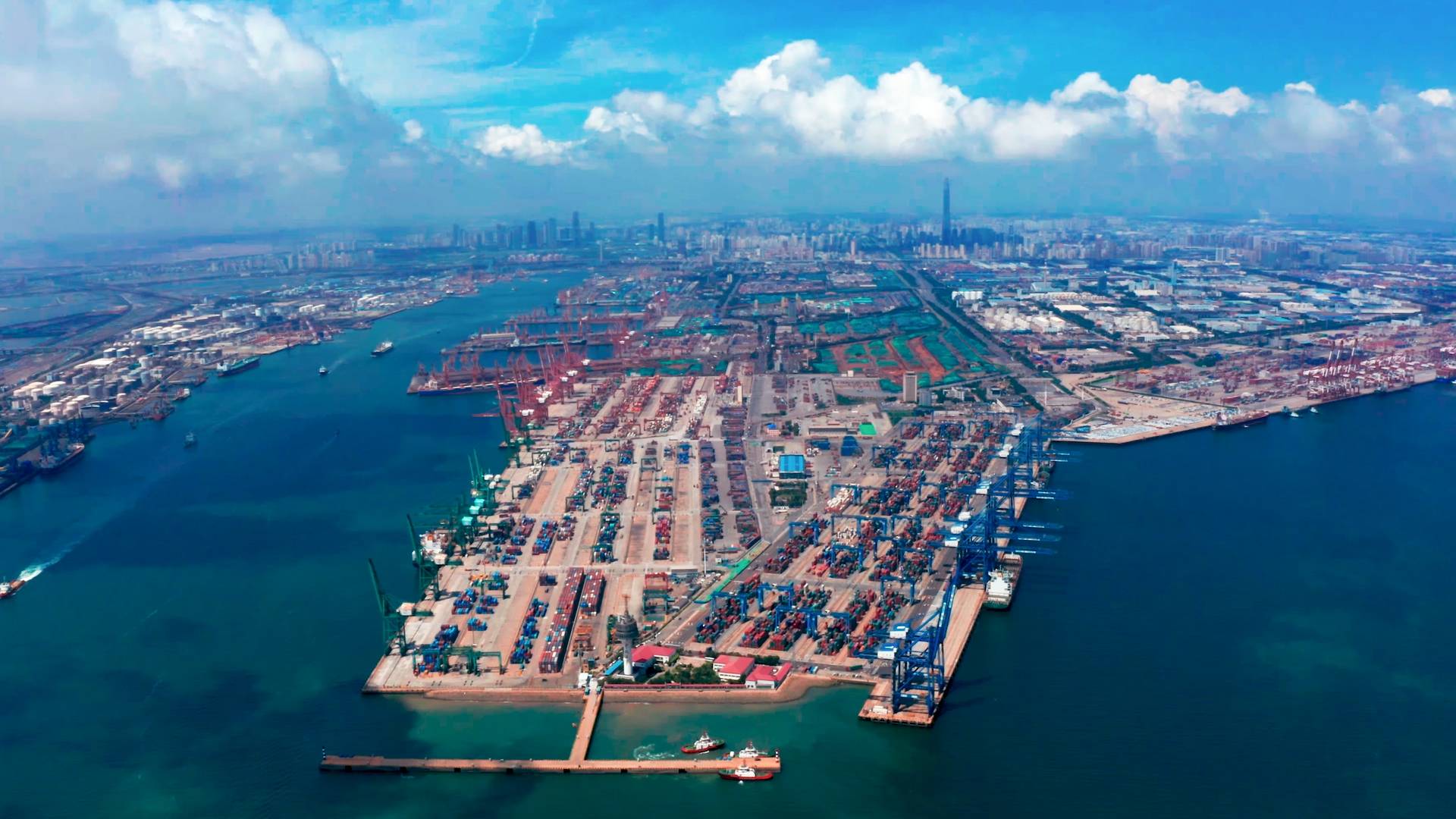 全球首个"智慧零碳"码头——天津港北疆港区c段智能化集装箱码头正式