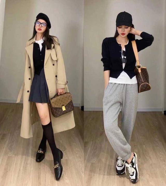 百褶 这才是“一衣多穿”的示范，针织开衫穿出16套造型，实用又时髦