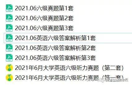 2021年6月英语六级真题和答案解析第3套听力全文电子版