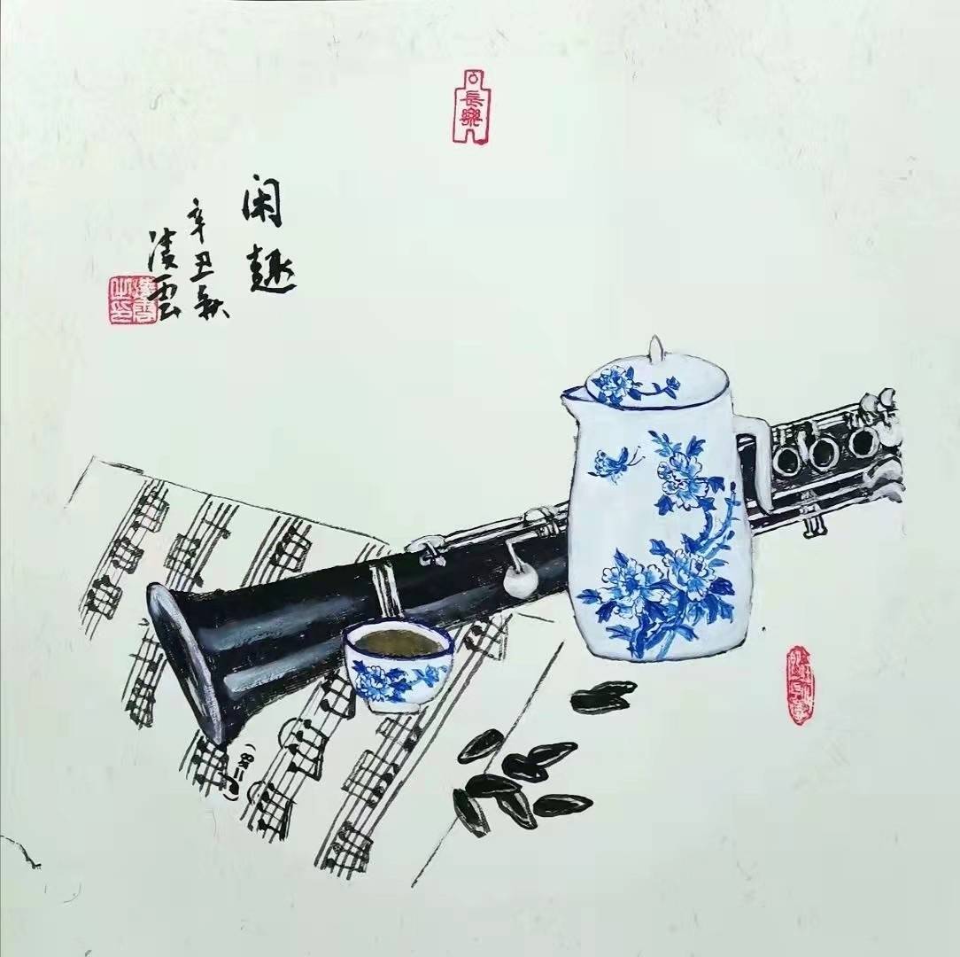 画家李凌云荣获"文化事业(网络传播)发展贡献奖"_作品展_书画_家乡