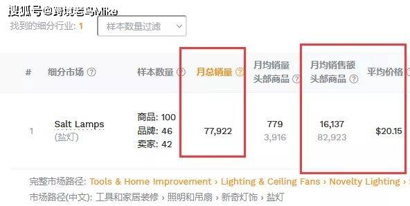 分析亚马逊新手选品避坑--盐灯产品