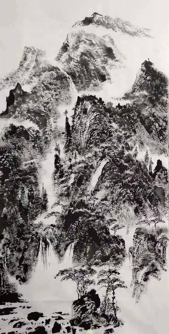 画家张永文 墨气明润 意境浑厚沉着_作品_中国_名山大川