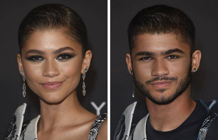 克里斯·埃文斯25位欧美明星“转换性别”,会是什么样子?