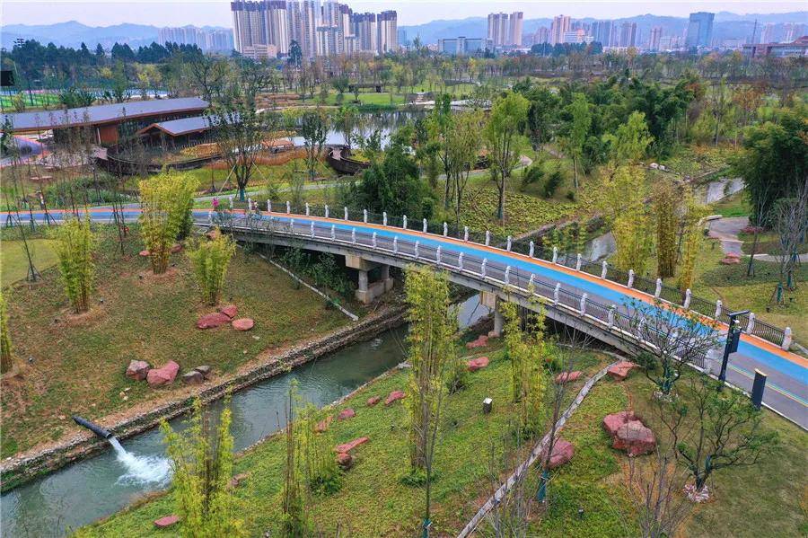 驿马河公园二期开放啦!