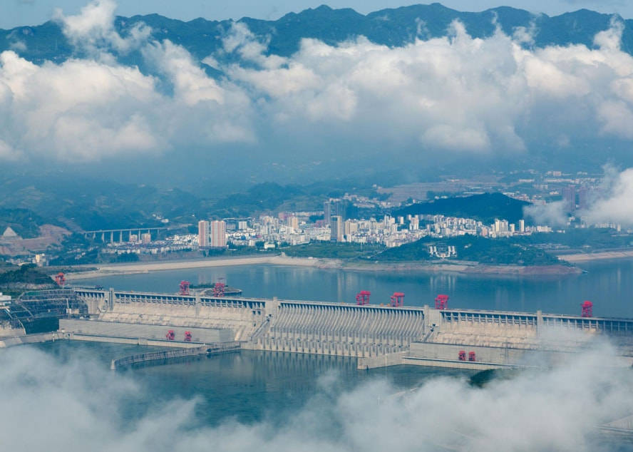 三峡大坝超清全图图片