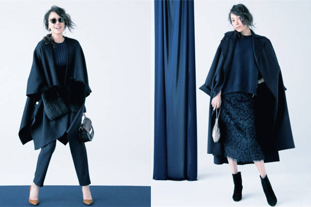 皇家 没想到,知性藏青色也能穿得如此时髦感,与皇家蓝搭配也太别致了