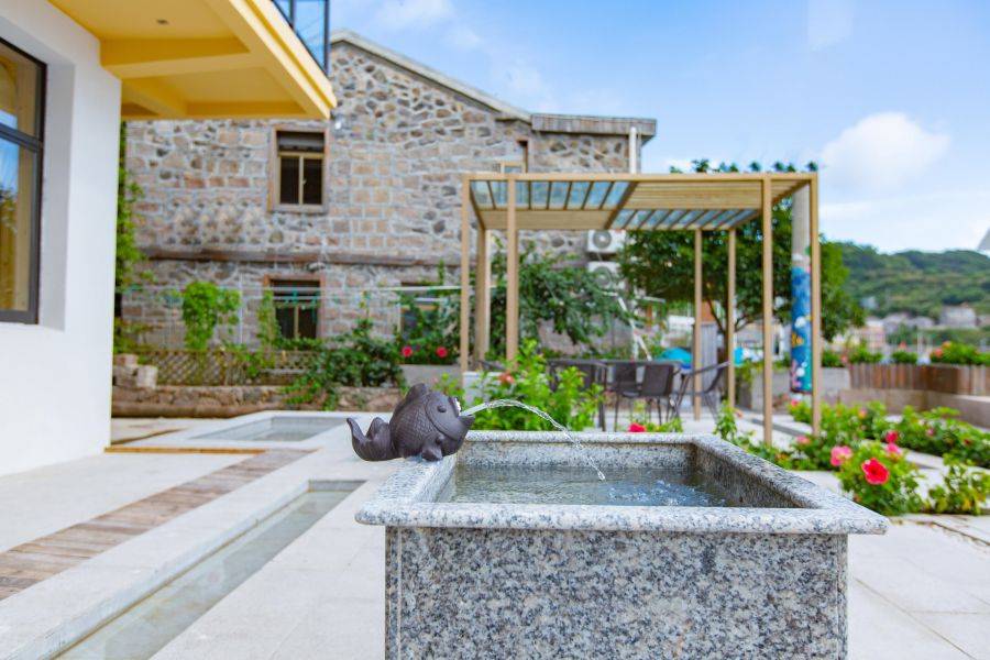 洞头半屏山环山抱海的海景别墅民宿面朝大海春暖花开