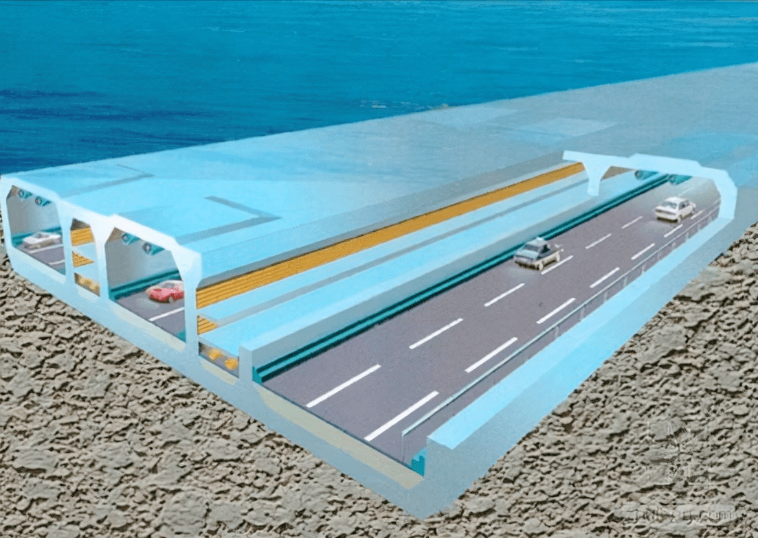 海底沉管方式建造的隧道,在海里要承受巨大的海水压力,能够建造合格的