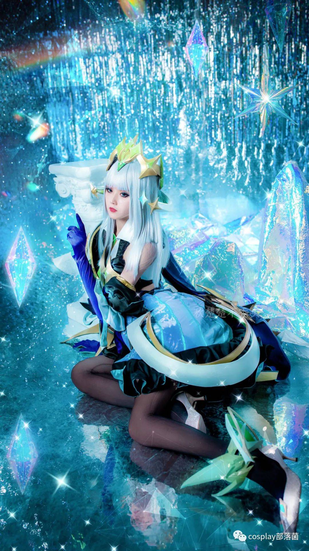 cos王者荣耀同人虞姬启明星使cos正片秋楚楚