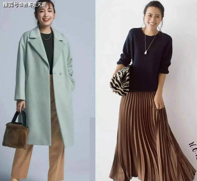 毛衣 这才是冬天不臃肿的穿搭，成熟女人学会这4个思路，时尚显瘦