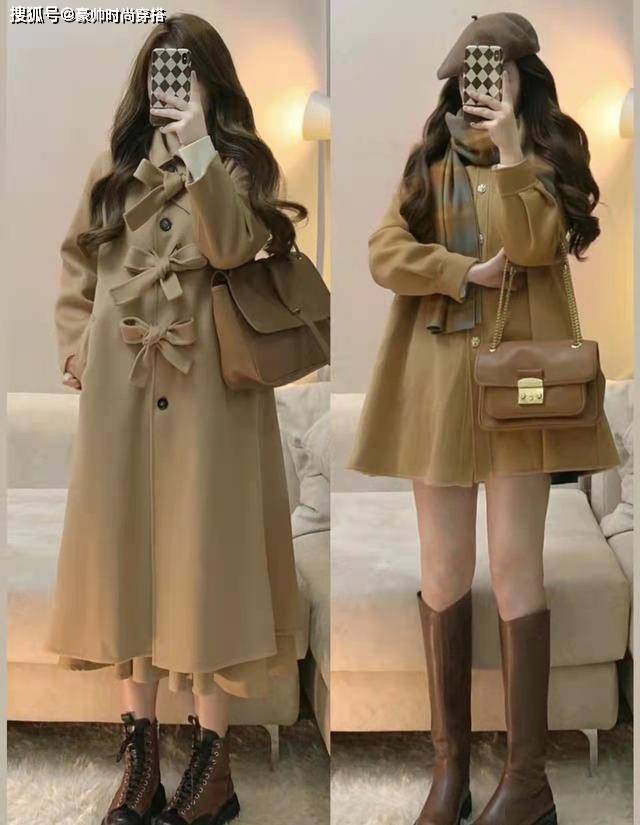 整体 冬季充满“女人味”的穿搭LOOK：学会这么穿，温柔动人又优雅