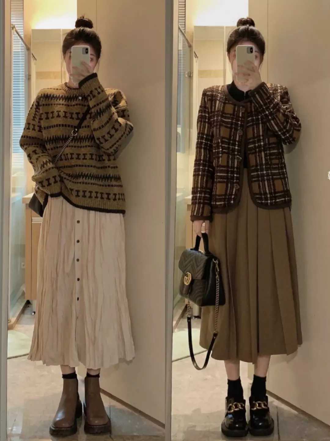 颜色 怕冷的女生秋冬别再露肤了，学她这样穿，又暖又舒适!