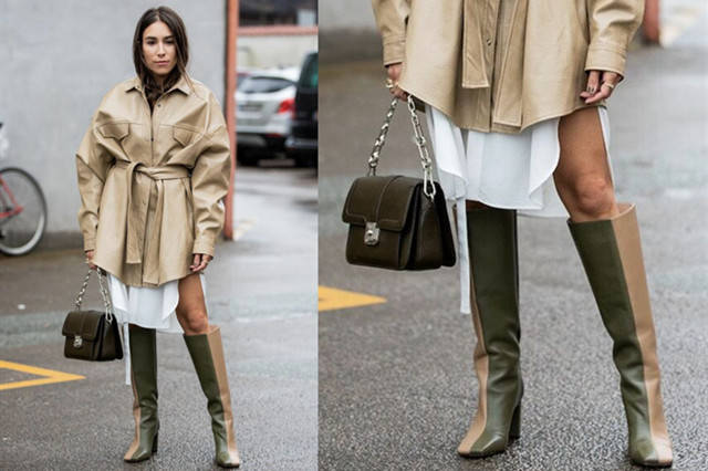 米色 穿不腻的米色，与少量棕色搭配会更时髦，学会这点还能穿出高级感