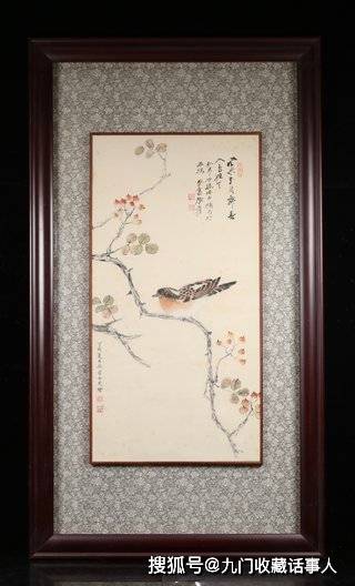 近现代名家李秋君花鸟作品一幅